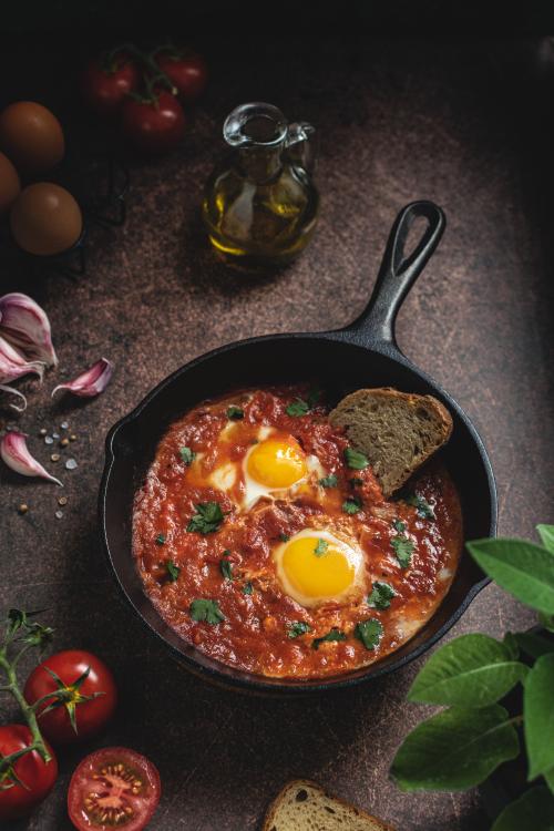 Shakshuka rett i panne